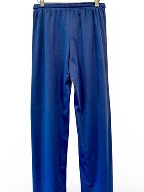 Cuddledown Peruvian Pima Cotton Pajama Lounge Pants - Blue - Small NWOT